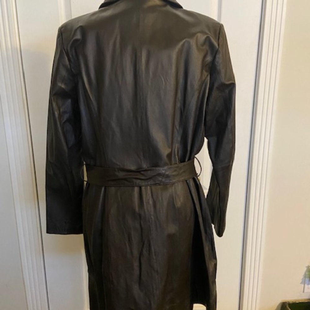 Terry Lewis leather coat - Picture 2 of 3